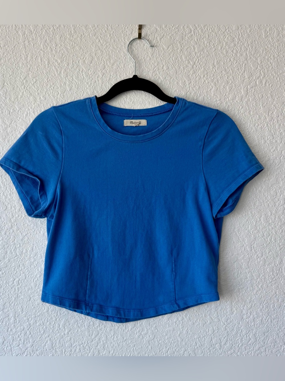 Madewell Blue Crop Tee